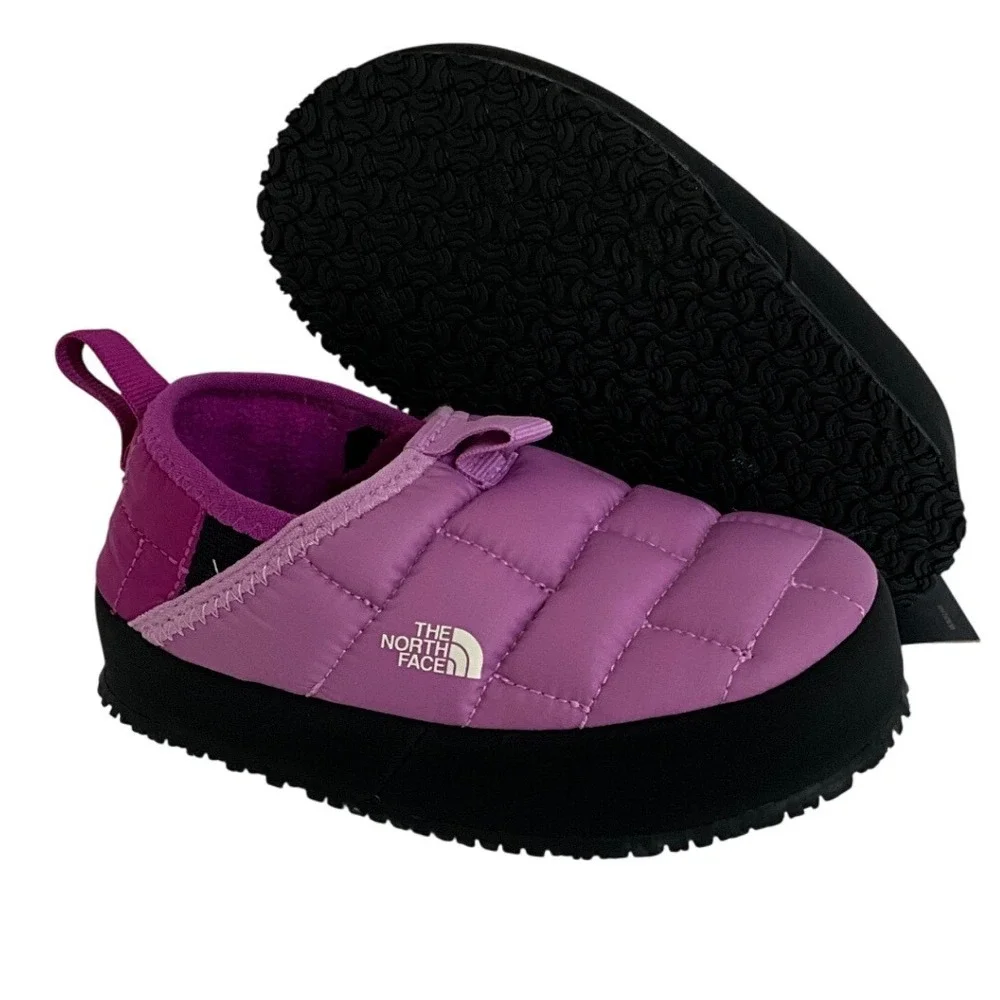 The North Face ThermoBall Traction Mule II Kids Dragonfruit Slip On Shoes 11 NWT